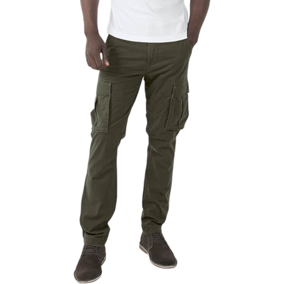 Mens Heritage Slim Fit Cargo Trousers image